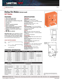 TimeDelayRelaysDelayOnMakeSeriesLoadQ1TSeries