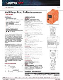 TimeDelayRelaysMultiRangeDelayOnBreakRetriggerableT3MSeries